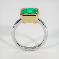 3.05 Ct. Emerald Ring, 18K Yellow & White 3