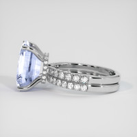 7.02 Ct. Blue Sapphire Ring, Platinum 950 4