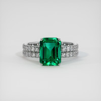 1.91 Ct. Emerald Ring, Platinum 950 1