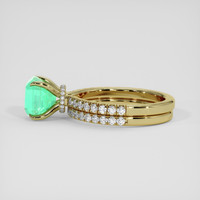 2.09 Ct. Emerald Ring, 18K Yellow Gold 4