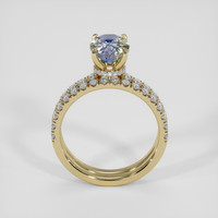 1.62 Ct. Bi Color Sapphire Ring, 18K Yellow Gold 3