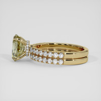 1.62 Ct. Bi Color Sapphire Ring, 18K Yellow Gold 4
