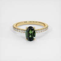 1.60 Ct. Sapphire Ring, 14K Yellow Gold 1