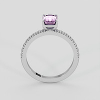 1.54 Ct. Purple Sapphire Ring, 14K White Gold 3