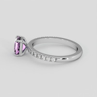 1.54 Ct. Purple Sapphire Ring, 14K White Gold 4