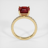 3.72 Ct. Ruby Ring, 14K Yellow Gold 3