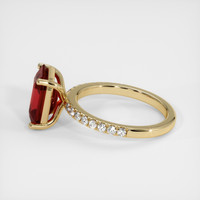 3.72 Ct. Ruby Ring, 14K Yellow Gold 4