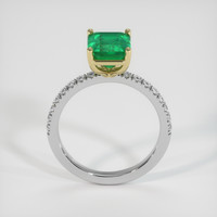 2.04 Ct. Emerald Ring, 18K Yellow & White 3