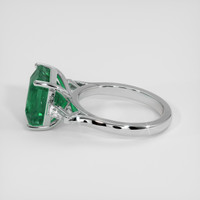5.33 Ct. Emerald Ring, Platinum 950 4
