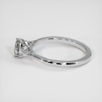 0.80 Ct. Green Sapphire Ring, Platinum 950 4