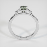 1.06 Ct. Green Sapphire Ring, Platinum 950 3