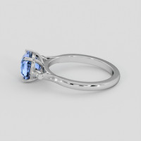 2.57 Ct. Blue Sapphire Ring, Platinum 950 4