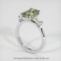 2.44 Ct. Sapphire Ring, Platinum 950 2