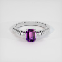 0.91 Ct. Sapphire Ring, Platinum 950 1