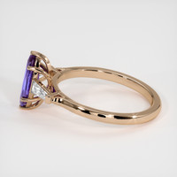1.72 Ct. Purple Sapphire Ring, 14K Rose Gold 4