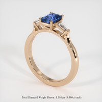 0.94 Ct. Gemstone Ring, 18K Rose Gold 2