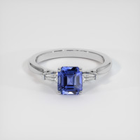 1.79 Ct. Blue Sapphire Ring, 10K White Gold 1