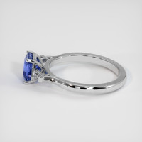 1.79 Ct. Blue Sapphire Ring, 10K White Gold 4