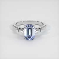 1.80 Ct. Sapphire Ring, 14K White Gold 1