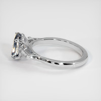 2.32 Ct. Bi Color Sapphire Ring, 18K White Gold 4