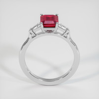 1.62 Ct. Ruby Ring, 18K White Gold 3