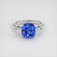 5.86 Ct. Sapphire Ring, 18K White Gold 1