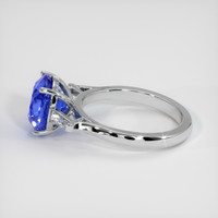 5.86 Ct. Sapphire Ring, 18K White Gold 4