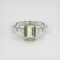 2.44 Ct. Sapphire Ring, 18K White Gold 1