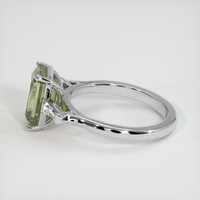 2.44 Ct. Sapphire Ring, 18K White Gold 4