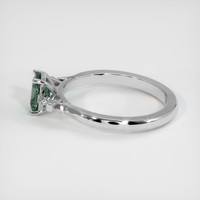 0.89 Ct. Sapphire Ring, 18K White Gold 4