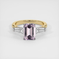 2.01 Ct. Pink Sapphire Ring, 14K White & Yellow 1