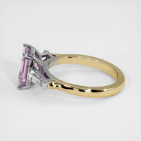 2.01 Ct. Pink Sapphire Ring, 18K White & Yellow 4