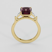 4.08 Ct. Red Garnet Ring, 10K Yellow Gold 3