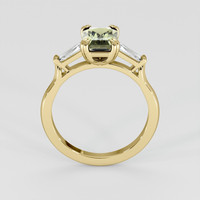 1.76 Ct. Green Sapphire Ring, 14K Yellow Gold 3