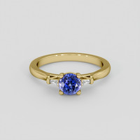 0.97 Ct. Color Change Sapphire Ring, 14K Yellow Gold 1