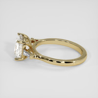 2.59 Ct. White Sapphire Ring, 14K Yellow Gold 4