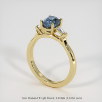 1.21 Ct. Sapphire Ring, 14K Yellow Gold 2
