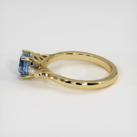 1.21 Ct. Sapphire Ring, 14K Yellow Gold 4