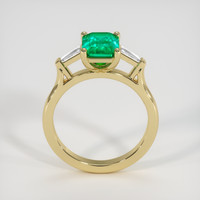 1.78 Ct. Emerald Ring, 18K Yellow Gold 3