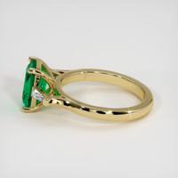 1.78 Ct. Emerald Ring, 18K Yellow Gold 4