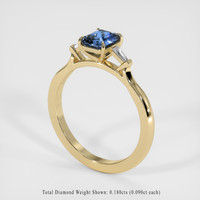 1.12 Ct. Gemstone Ring, 18K Yellow Gold 2