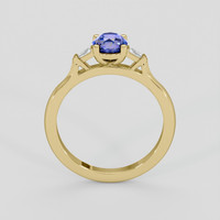 0.97 Ct. Color Change Sapphire Ring, 18K Yellow Gold 3