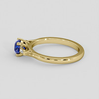 0.97 Ct. Color Change Sapphire Ring, 18K Yellow Gold 4