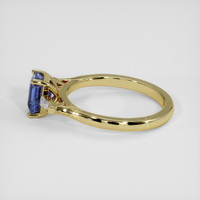 1.05 Ct. Bluish Purple Sapphire Ring, 18K Yellow Gold 4