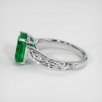 2.96 Ct. Emerald Ring, Platinum 950 4