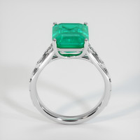 3.44 Ct. Emerald Ring, Platinum 950 3