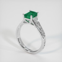 1.05 Ct. Emerald Ring, Platinum 950 2