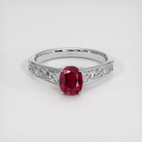 1.80 Ct. Ruby Ring, Platinum 950 1