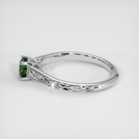 0.76 Ct. Green Sapphire Ring, Platinum 950 4