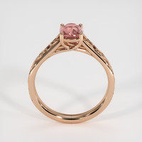 1.22 Ct. Padparadscha Sapphire Ring, 14K Rose Gold 3